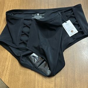 Brand new with tags and sanitary strip swim bottoms